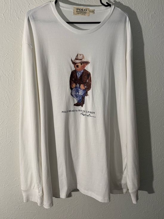 Denim & Supply Ralph Lauren Other - Ralph Lauren Denim & Supply Rare Polo Bear Cowboy Long Sleeve Shirt Size XL